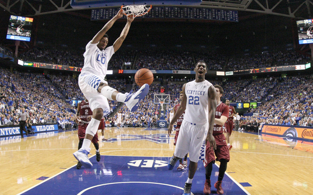 SEC Game, basketball players on court