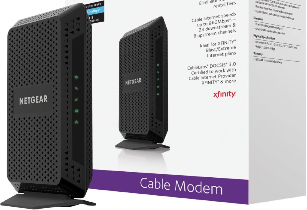 photo of a Netgear Cable Modem