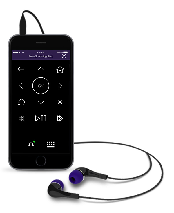 Roku Mobile Private Listening