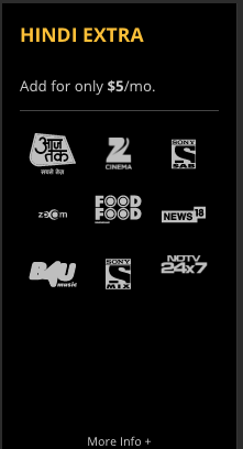 Sling TV Hindi Extra