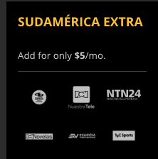 Sling TV Sudamerica Extra