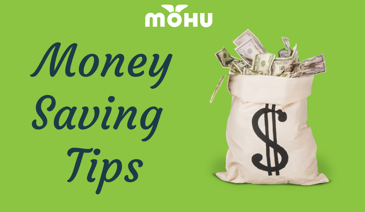 Mohu has Money saving tips for 2025, graphic image for blog post