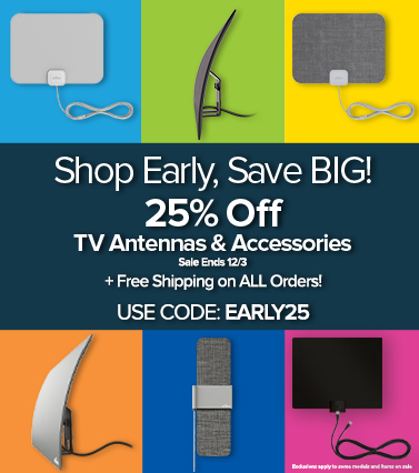 Shop Early, Save BIG! Enjoy 25% off until 12/3. Use code EARLY25 to save.