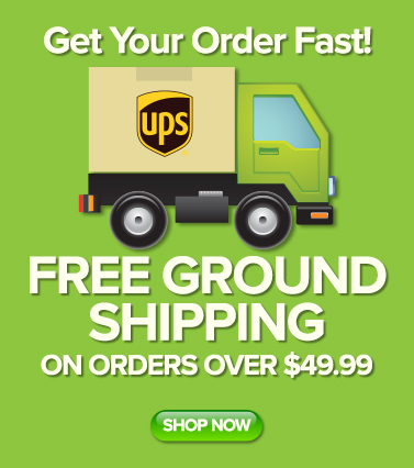 Free Shipping on All Orders Over $49.99.